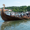 "Osebergskipet" back on water (Photo: Roger Fosaas, Stella Pictures)